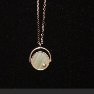 Silpada Flip of a Coin necklace.